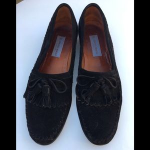 Bruno Magli Black Suede Loafers